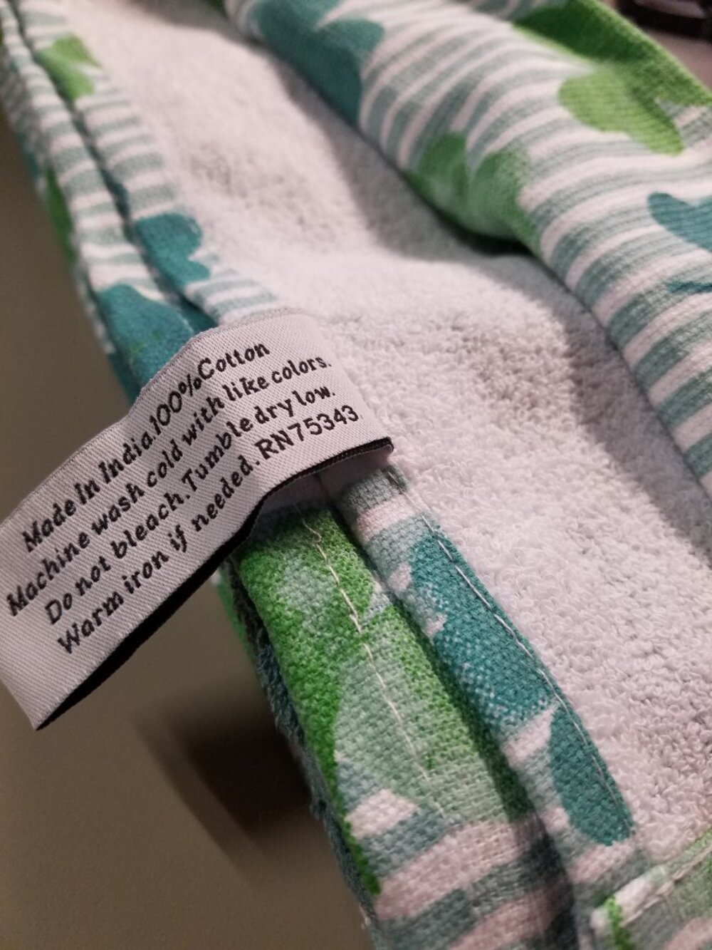 NWT St. Patrick's Day motif Kitchen Towel Set of 3. Shamrocks. - Picture 11 of 13